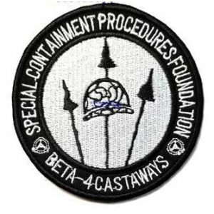 Tactical Embroidery Patch Airsoft Morale Patch 1 Castaways" Mobile Task Forces Special Containment Procedures Foundation SCP Tactical Embroidery Patch Hook & Loop Morale Patch Military Patch for Clothing Accessory Backpack Armband