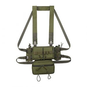 West Raccoon Tactical Pouch 1 West Raccoon Tactical Chest Rig Adjustable Hunting Airsoft Vest with 556 762 Mag Pouch