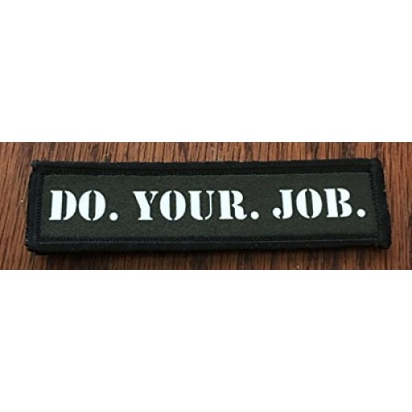 RedheadedTshirts Airsoft Morale Patch 2 1x4 Do Your Job Morale Patch Funny Tactical Military. 1x4" Hook and Loop Made in The USA