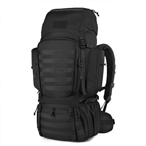 Mardingtop Tactical Backpack 6 Mardingtop Bundle Items: 60L Molle Military Tactical Backpack Black