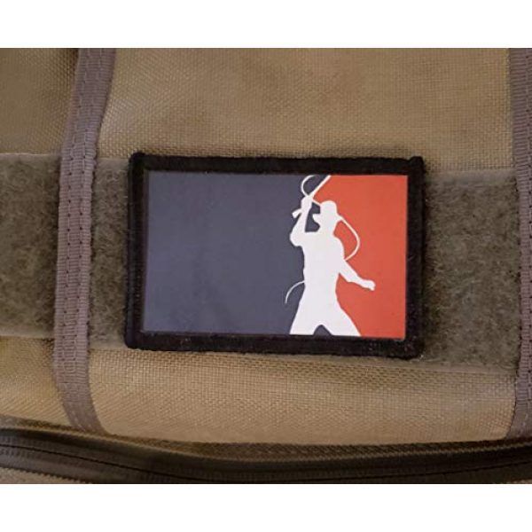 RedheadedTshirts Airsoft Morale Patch 2 Major League Adventurer Indiana Jones Morale Patch Funny Tactical Military 2x3"