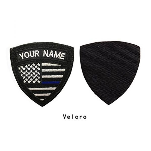 Graceful life Airsoft Morale Patch 6 Custom US Military Name Patch, Custom Embroidery Name Patches 2 PCS, Personalized Tactical Military Patches, Number Tag with Hook and Loop for Clothing Backpacks Caps Hats Jackets(2)