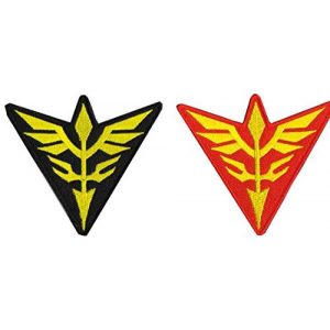 Tactical Embroidery Patch Airsoft Morale Patch 1 Mobile Suit Gundam UC Unicorn Neo Zeon Tactical Embroidery Patch Hook & Loop Morale Patch Military Patch for Clothing Accessory Backpack Armband (2pcs)