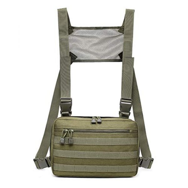 EFINNY Tactical Pouch 1 EFINNY Chest Bag Adjustable Tactical Chest Rig Hip Hop Streetwear Functional Shoulder Bag Waist Packs EDC Molle Vest Pouch
