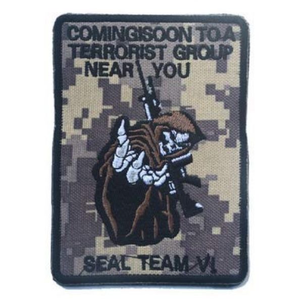 Military Embroidered Patch Airsoft Morale Patch 1 Death Card Rectangular Spade A Poker Tactical Morale Military Embroidered Patch