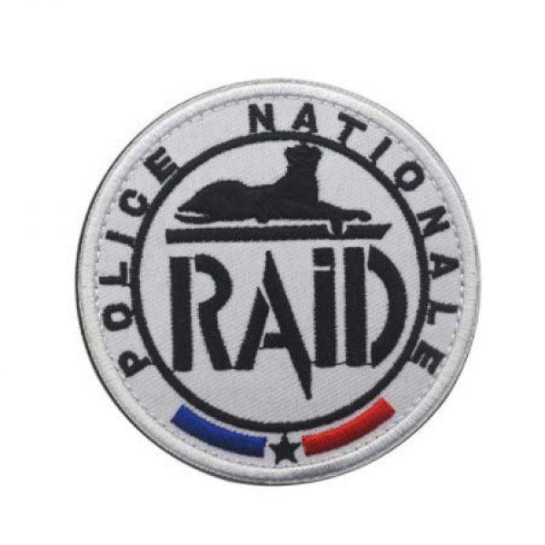 Tactical Embroidery Patch Airsoft Morale Patch 1 France Raid Flag Embroidery Patch Military Tactical Morale Patch Badges Emblem Applique Hook Patches for Clothes Backpack Accessories