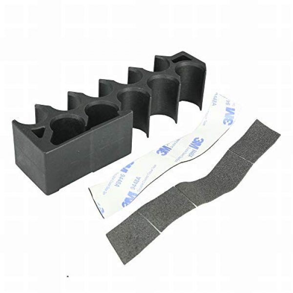 Pvnoocy Shell Holder 3 Pvnoocy Shell Holder, 10 Rounds 12 Gauge Shotshell Ammo Carrier Tactical Sidesaddle Shell Holder