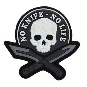 EEC Airsoft Morale Patch 1 EEC Tactical Morale Dagger & Skull PVC Patch