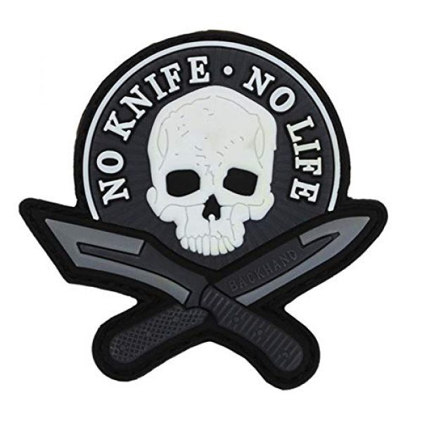 EEC Airsoft Morale Patch 1 EEC Tactical Morale Dagger & Skull PVC Patch