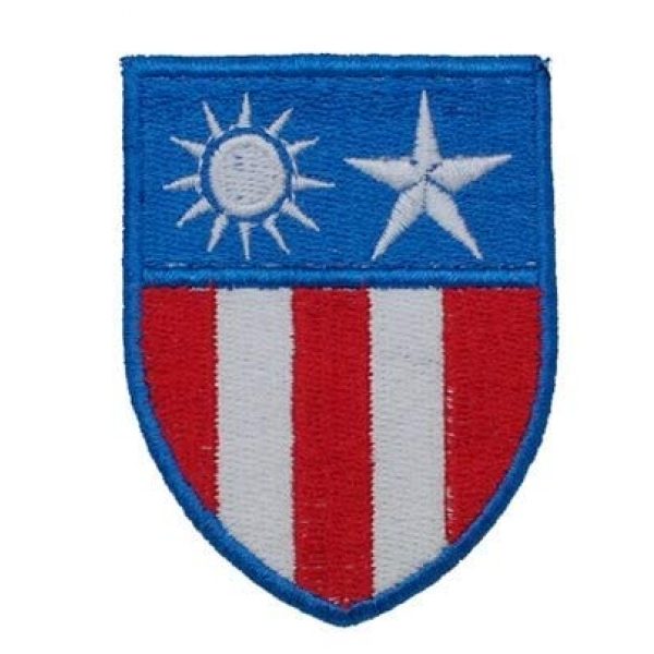 Tactical Embroidery Patch Airsoft Morale Patch 3 WWII 14th USAF Flying Tigers CBI China-Burma-India Theater Embroidery Patch Military Tactical Morale Patch Badges Emblem Applique Hook Patches for Clothes Backpack Accessories