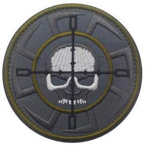 Embroidery Patch Airsoft Morale Patch 1 Russia FSB, ALFA Team Kolovrat Skull Military Hook Loop Tactics Morale Embroidered Patch