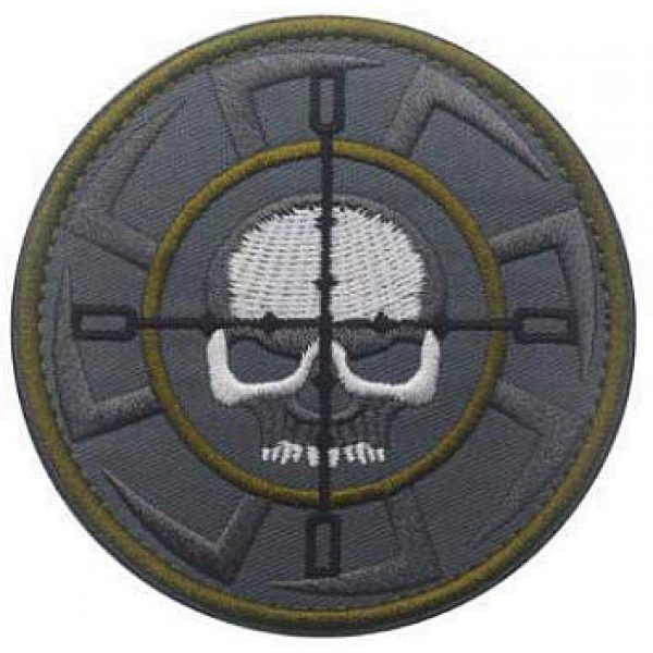 Embroidery Patch Airsoft Morale Patch 1 Russia FSB, ALFA Team Kolovrat Skull Military Hook Loop Tactics Morale Embroidered Patch