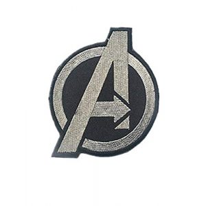 Embroidery Patch Airsoft Morale Patch 1 Marvel Comics Avengers Classic 'A' Logo Military Hook Loop Tactics Morale Embroidered Patch