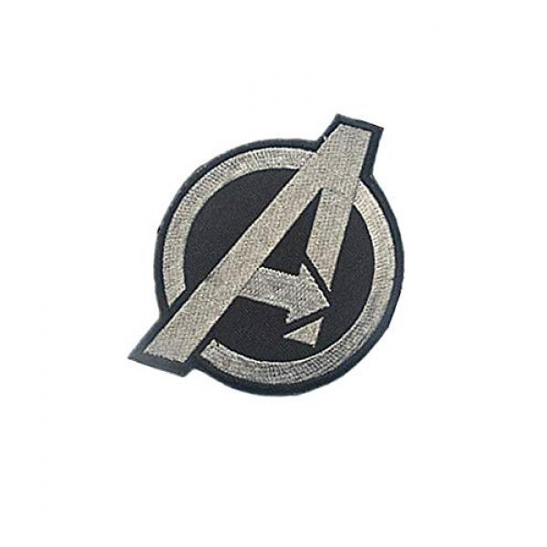 Embroidery Patch Airsoft Morale Patch 3 Marvel Comics Avengers Classic 'A' Logo Military Hook Loop Tactics Morale Embroidered Patch