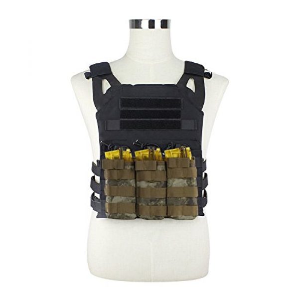 OAREA Tactical Pouch 2 Oarea WoSporT Molle Triple Open Top Mag Pouch Tactical Vest Accessory Storage Bag