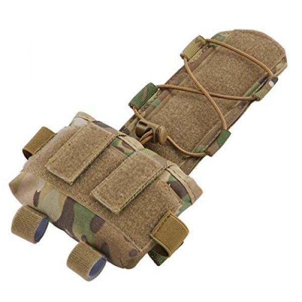 IDOGEAR Tactical Pouch 1 IDOGEAR Tactical Pouch MK2 Helmet Counterweight Battery Pouch NVG Battery Carrier Universal Accessory Bag for Airsoft Hunting Outdoor Sports