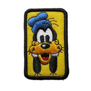 Tactical Embroidery Patch Airsoft Morale Patch 1 Goofy Tactical Embroidery Patch Hook & Loop Morale Patch Military Patch for Clothing Accessory Backpack Armband