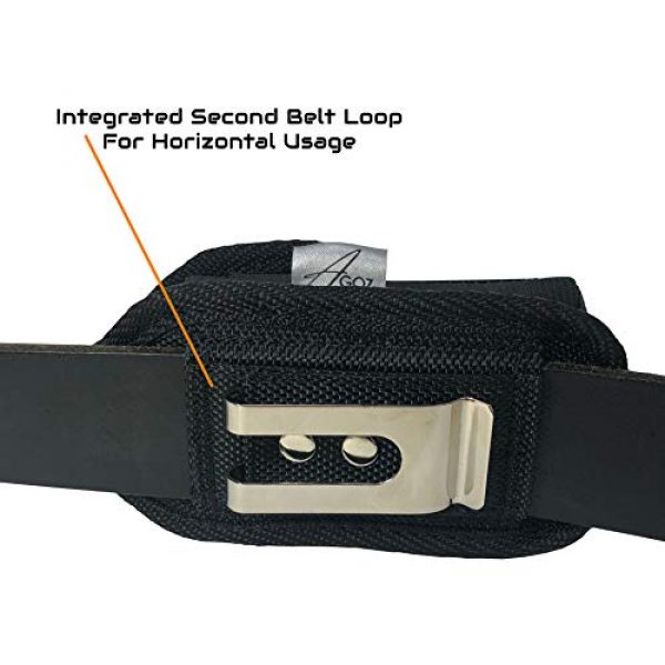 AGOZ Tactical Pouch 7 AGOZ Military Grade Belt Clip Pouch Case Holster Compatible with Car Key Remote FOB, Inhaler, Pepper Spray, Mace, Narcan, Small Blade Knife, Small Hand Sanitizer 4.3"x2.2"x1"