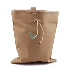 Emma Mall Tactical Pouch 1 New Big Military Airsoft Molle Tactical Magazine DUMP Drop Tool Pouch Bag Tan