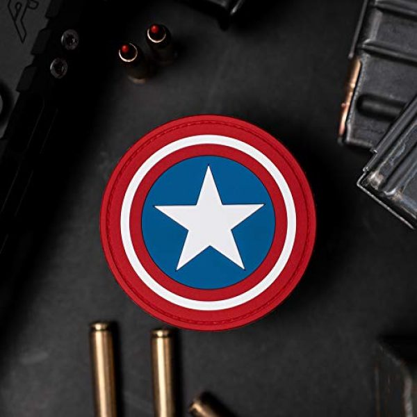 NEO Tactical Gear Airsoft Morale Patch 1 NEO Tactical Gear Captain America Morale Patch PVC