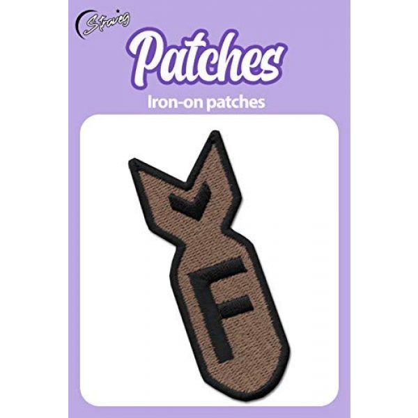 Straveg Airsoft Morale Patch 1 Iron On Patches - Brown Patch Iron On 1pcs Morale Patch Embroidered Bastion Tactical Combat S-69