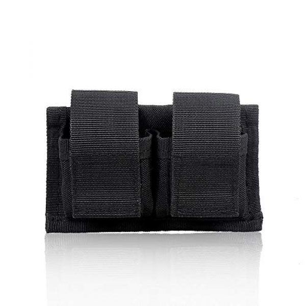 ACKEIVTO Tactical Pouch 2 Speedloader Pouch Case Holder Nylon Tactical Double Speedloader