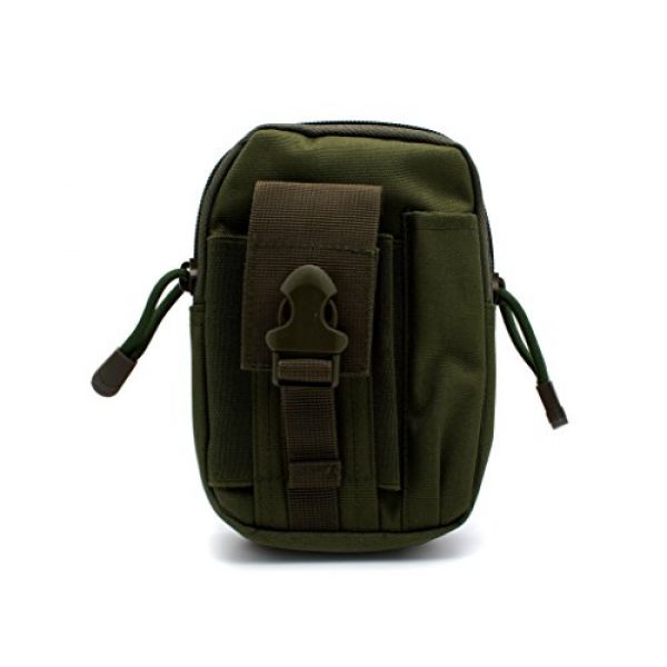 CB Tactical Pouch 2 CB Tactical MOLLE Pouch EDC Utility Waist Belt Gadget Gear Bag Tool Organizer with Cell Phone Holster Holder