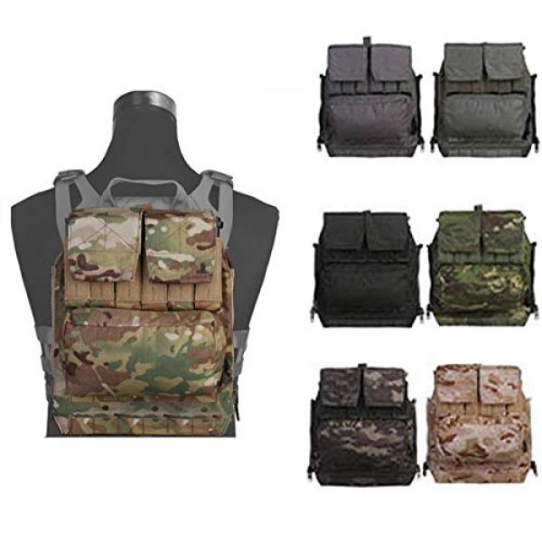Paintball Equipment Airsoft Tactical Vest 1 Paintball Equipment Tactical Molle Backpack Pouch by Zip for Vest