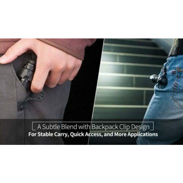 NEXTORCH Tactical Pouch 6 NEXTORCH Tactical Flashlight Holster Multi-Function Finger Ring Clip Holder
