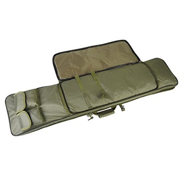 Pvnoocy Tactical Rifle Case 5 Pvnoocy Military Bag 120cm Rifle Tactical Gun Bag Shotgun Handbag with Shoulder Straps Handbag Shot Gun Rifles Hunting Carry Gun Case