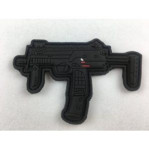 Pars Outdoor Airsoft Morale Patch 1 MP7 Rifle PVC Morale Patch