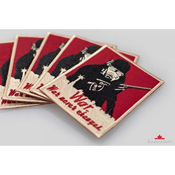 Embrosoft Airsoft Morale Patch 4 Fallout New Vegas New California Republic Rangers Embroidered Patch Iron On (3.1" x 3.9")