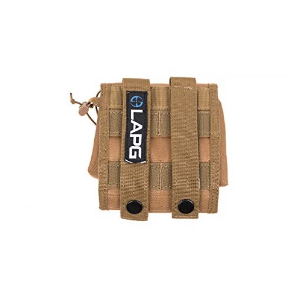LA Police Gear Tactical Pouch 2 LA Police Gear MOLLE Strap Nylon Roll Up Pouch