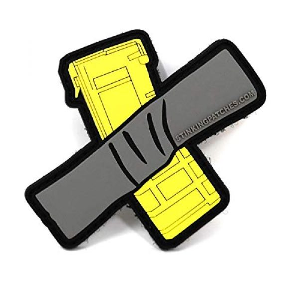 Stinking Patch Co. Airsoft Morale Patch 3 Duct Tape Pop Art Banana and Banana Clip PVC Hook and Loop Patch Bundle