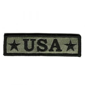 Gadsden and Culpeper Airsoft Morale Patch 1 U.S.A. Tactical Morale Patch - Silver-Black