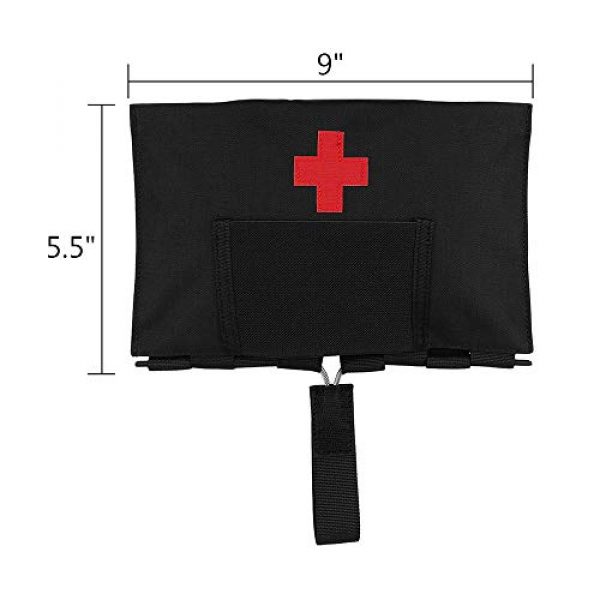 KRYDEX Tactical Pouch 5 KRYDEX Tactical Blow Out Kit Bag MOLLE Medical Pouch First Aid Bag (Bag Only)
