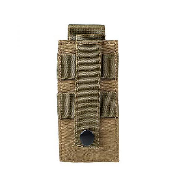 IronSeals Tactical Pouch 4 IronSeals Tacticl Molle Nylon Mini Flashlight Pouch Belt Holster