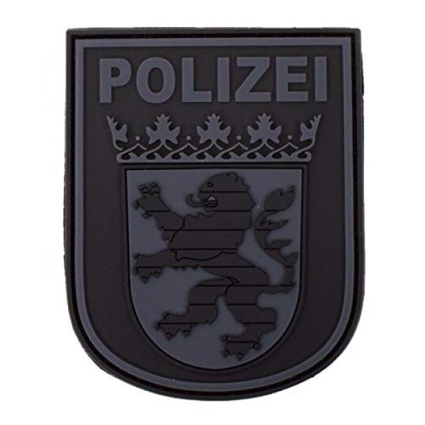 Jackets To Go Airsoft Morale Patch 1 Jackets To Go JTG German Police Hessen 3D Patch - blackops