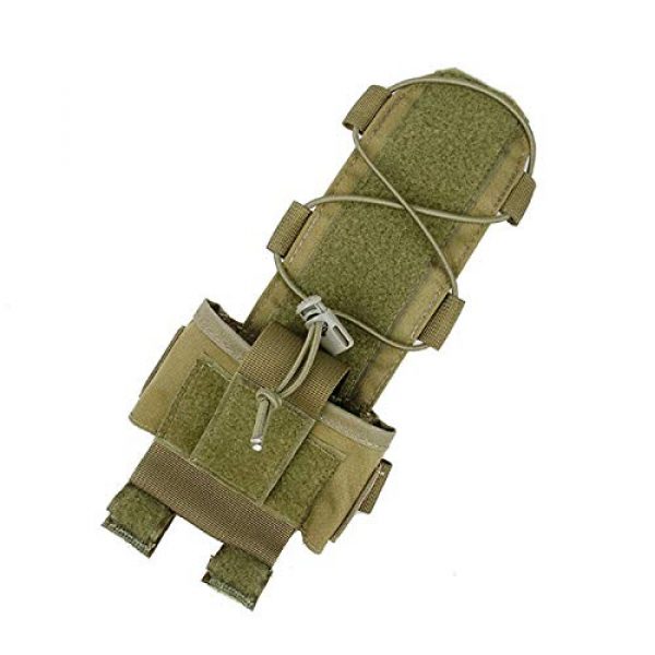 Bubble Activa Tactical Pouch 1 Khaki Tactical Pouch Battery Case Helmet Pouch for Helmet Camo Hunting Airsoft