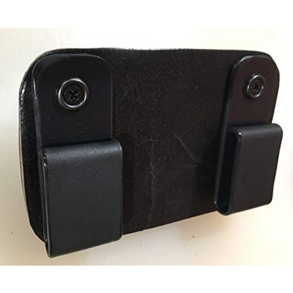 MTO Holster Tactical Pouch 2 Snuff Can/Dip/Chew/Clip On Tobacco Leather and Kydex Holster