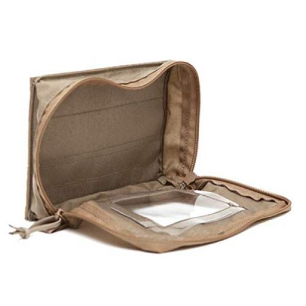 LBX TACTICAL Tactical Pouch 3 LBX TACTICAL 3" Open Window Pouch, Tan, Medium