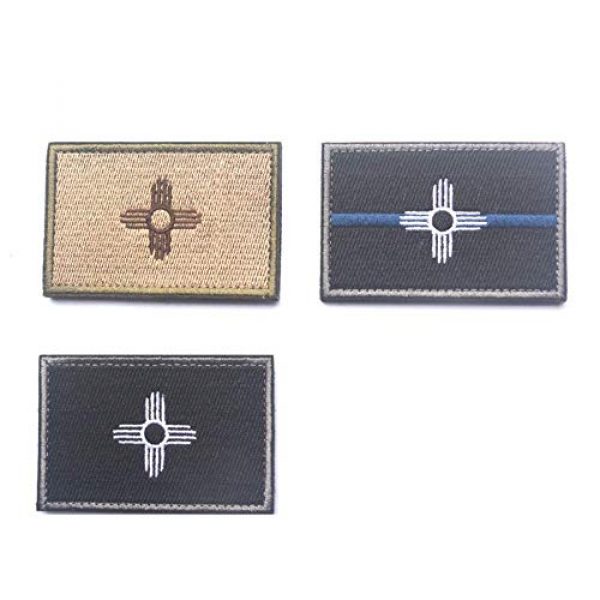 Oyster-Patch Airsoft Morale Patch 1 Oyster-Patch USA US American State Flag Patch Weird/Tan/Gray