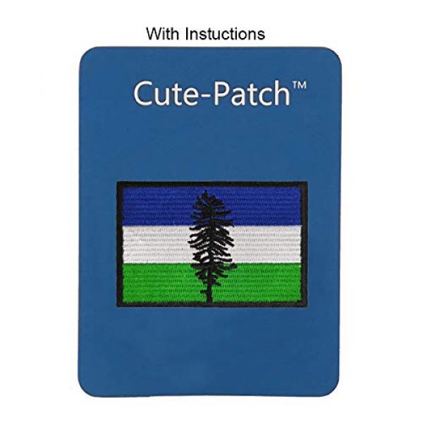 Cute-Patch Airsoft Morale Patch 3 Cascadia The Doug Flag Cascadian Embroidered Iron On Sew On Patch Badge