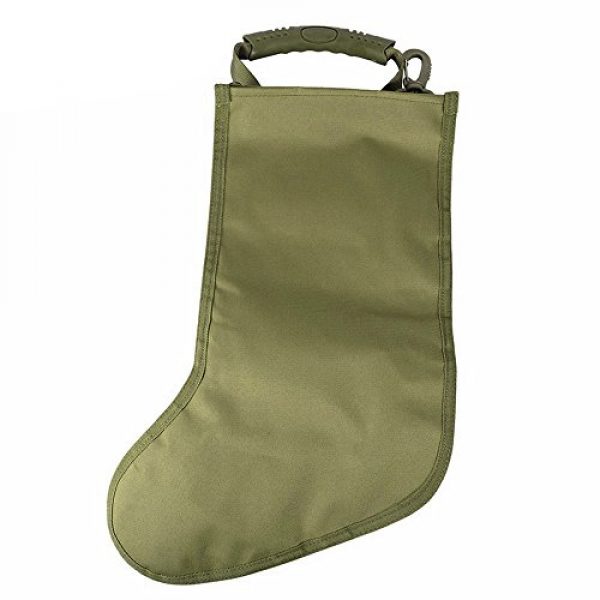 MiOYOOW Tactical Pouch 7 Tactical Christmas Stocking Bag, Molle Dump Drop Pouch Military Utility Storage Bag Combat Ammo Storage Bag for Christmas Holiday Decoration
