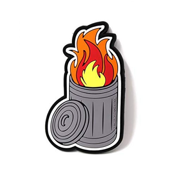Stinking Patch Co. Airsoft Morale Patch 1 Hot Garbage PVC Tactical Patch | Funny Morale Patch