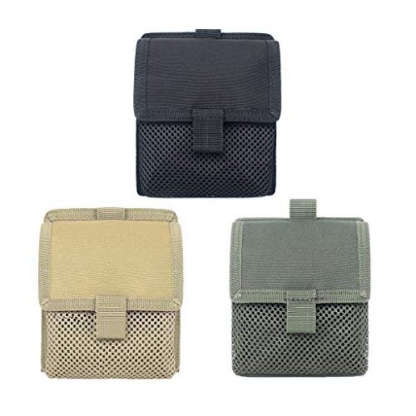 CUTICATE Tactical Pouch 3 CUTICATE Molle Pouch Belt Hiking Camp Phone Pocket Nylon Waist Bag