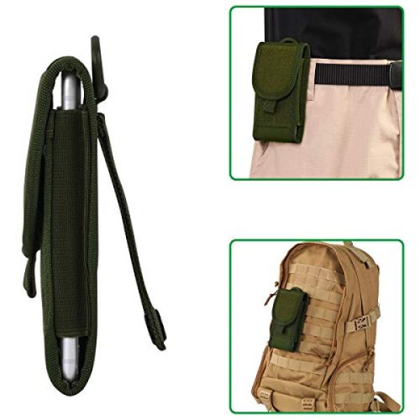 IronSeals Tactical Pouch 5 IronSeals EDC Waist MOLLE Pouch Bag Tactical Belt Loop Gear Hook Portable