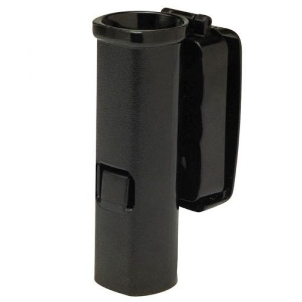 Monadnock Tactical Pouch 1 Monadnock 26-Inch Friction Lock Front Draw Baton Holder with 360 Degree Swivel (Low Carry) Clip-On Plain (Black)
