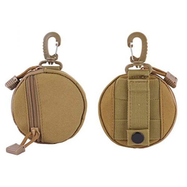 BREEZEY Tactical Pouch 2 BREEZEY Multifunction Hunting Molle Wallet Card Bag EDC Waterproof Card Key Change Pouch