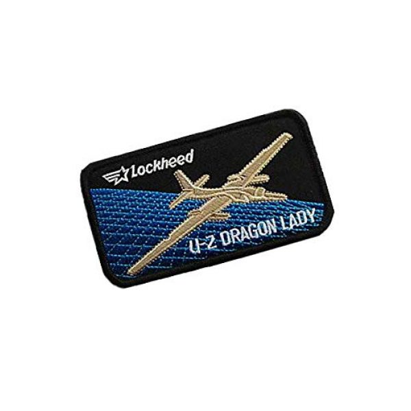 Embroidery Patch Airsoft Morale Patch 2 US Air Force Lockheed U-2 Dragon Lady Military Hook Loop Tactics Morale Embroidered Patch